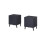 Bedside table NOVA 44x40x52 navy blue matt 1