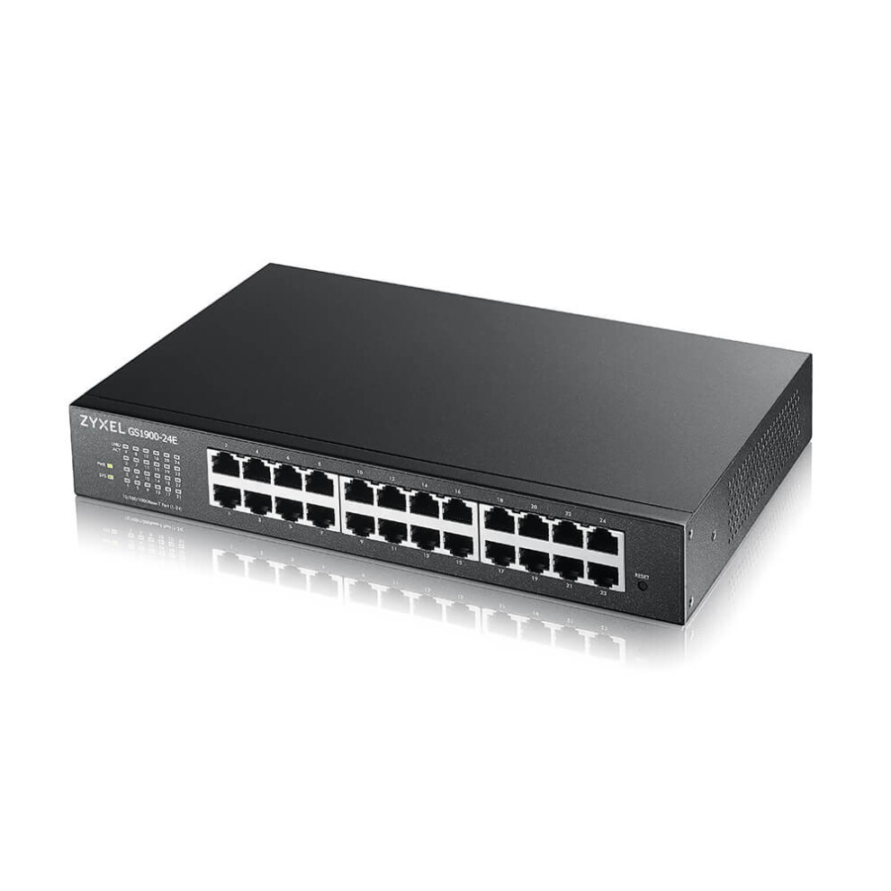 Zyxel Gs1900-24E-Eu0103f Network Switch Managed L2 Gigabit Ethernet (10/100/1000) 1U Black 4718937621132