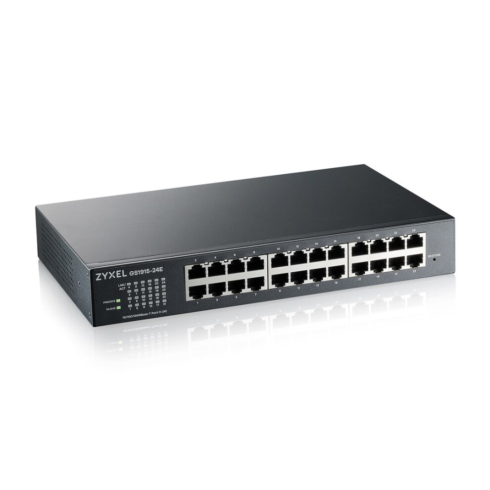 Zyxel Gs1915-24E Managed L2 Gigabit Ethernet (10/100/1000) 1U Black 4718937626786