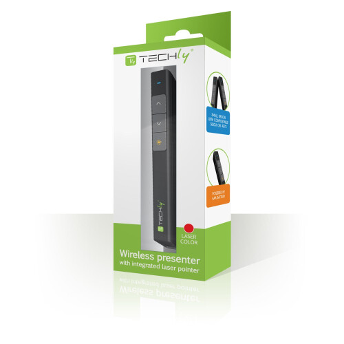 Techly trådløs præsentationsenhed med laserpointer 1