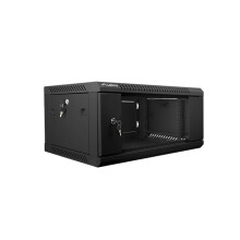 Lanberg 19" 4U 600x450 sort vægmonteret rackskab (flad pakke)