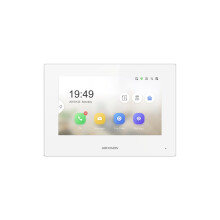 "Stazione Interna - Hikvision - DS-KH6320-WTE1-W - Schermo Touch 7" - Risoluzione 1024x600 - Basato su IP"