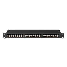 Patch Panel LANBERG PPSA-1024-B 24 Ports 1U CAT.6A FTP Noir