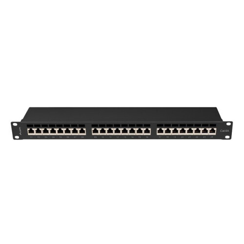 Patch Panel LANBERG PPSA-1024-B 24 Ports 1U CAT.6A FTP Noir