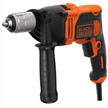 Perceuse à percussion - BLACK & DECKER - BEH850K - Electrique - 2 vitesses - 850W