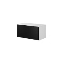 Cama full storage cabinet ROCO RO3 75/37/39 white/white/black