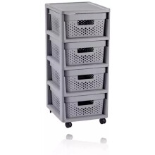 Curver étagère Infinity avec 4 tiroirs