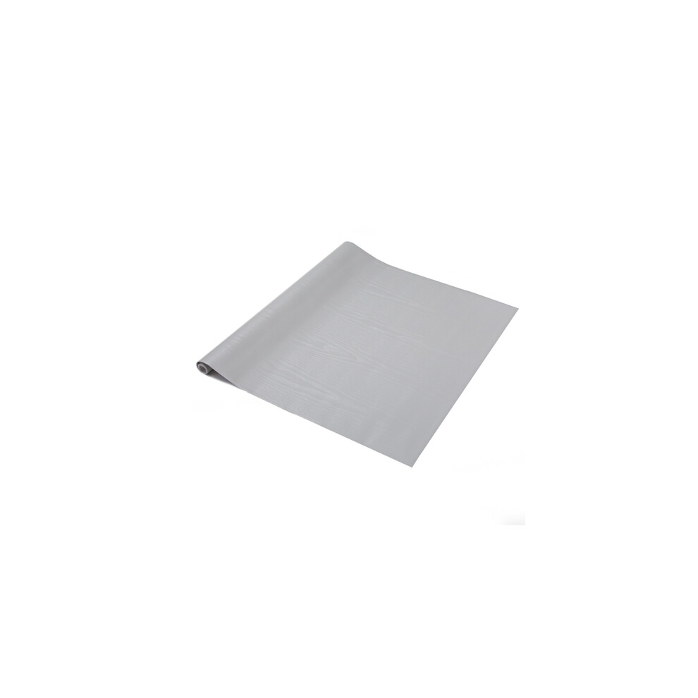 (5M) Padstow Grey Wood Sticky Back Plastic Vinyl Wrap Film (67.5Cm Wide)