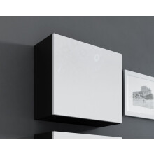 Cama Square cabinet VIGO 50/50/30 black/white gloss