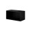 Cama open storage cabinet ROCO RO4 75/37/37 black 1