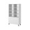 Shelving unit PAFOS 100x40x176.5 cm white matt 1