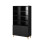 PAFOS bookcase 100x40x176.5 cm matte black 1