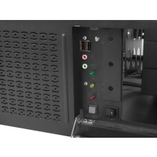 ATX-behuizing Lanberg SC01-4504-08B Zwart 4U