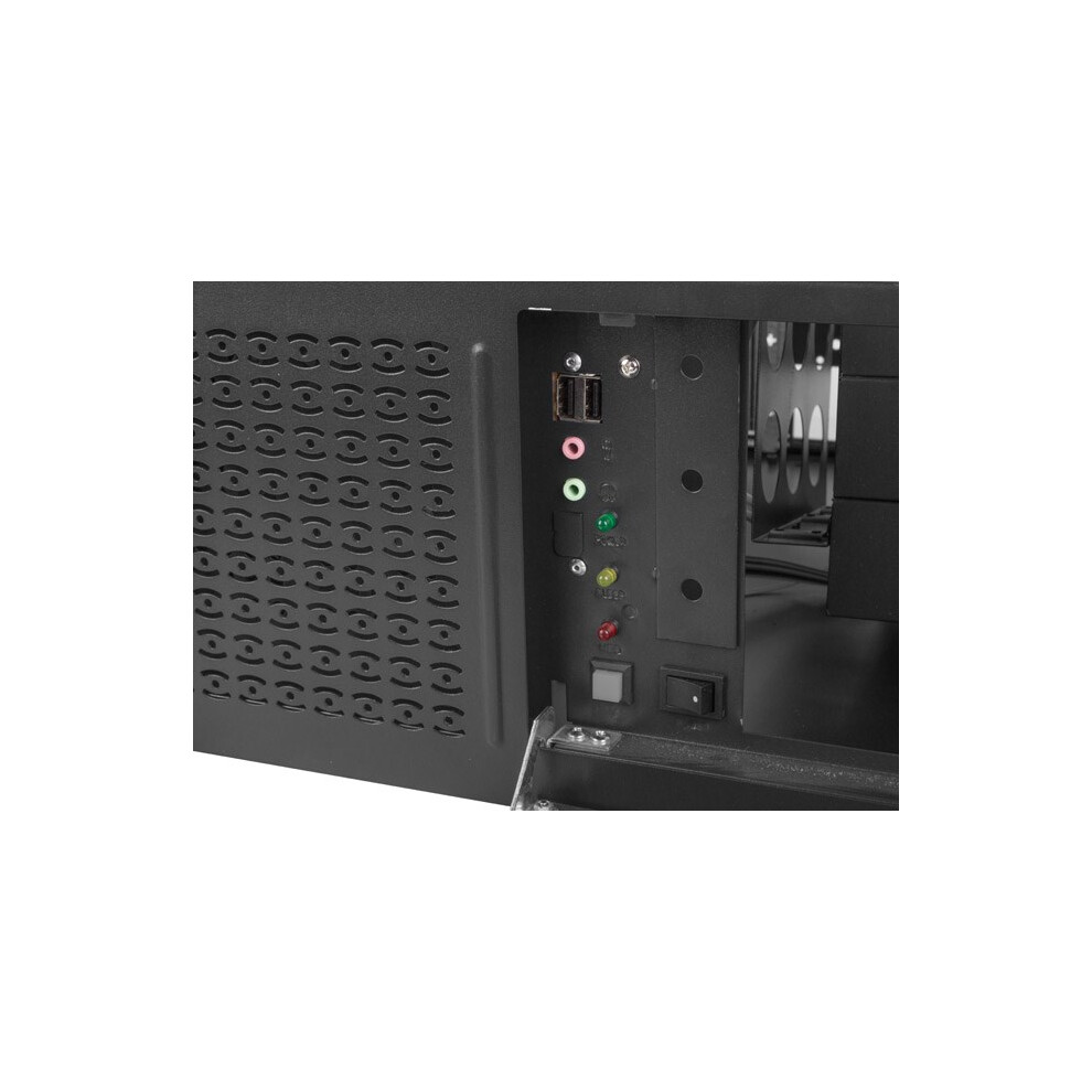 Lanberg Schwarz Bastidor Sc01-4504-08B 4U 2X 80Mm Lüfter 7 Hdd Einschübe - Bild 7