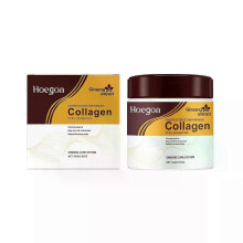 Masque capillaire au ginseng et collagÃne avec huile d'argan pour cheveux frisÃs, secs et abÃmÃs, rÃparation et nutrition profondes