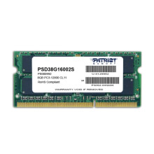 Patriot Memory Signature Series SODIMM DDR3 1600MHz PC3-12800 8GB (1x8GB) Módulo de memoria C11 - PSD38G16002S