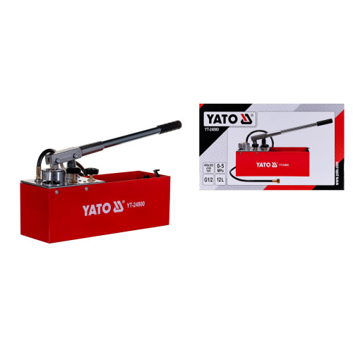 YATO HANDPUMP FÖR TRYCKMÄTNING