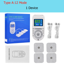 (Type A)4 Mode Tens Pulse Machines Muscle Stimulator EMS Acupuncture Physiotherapy Body Massager Digital