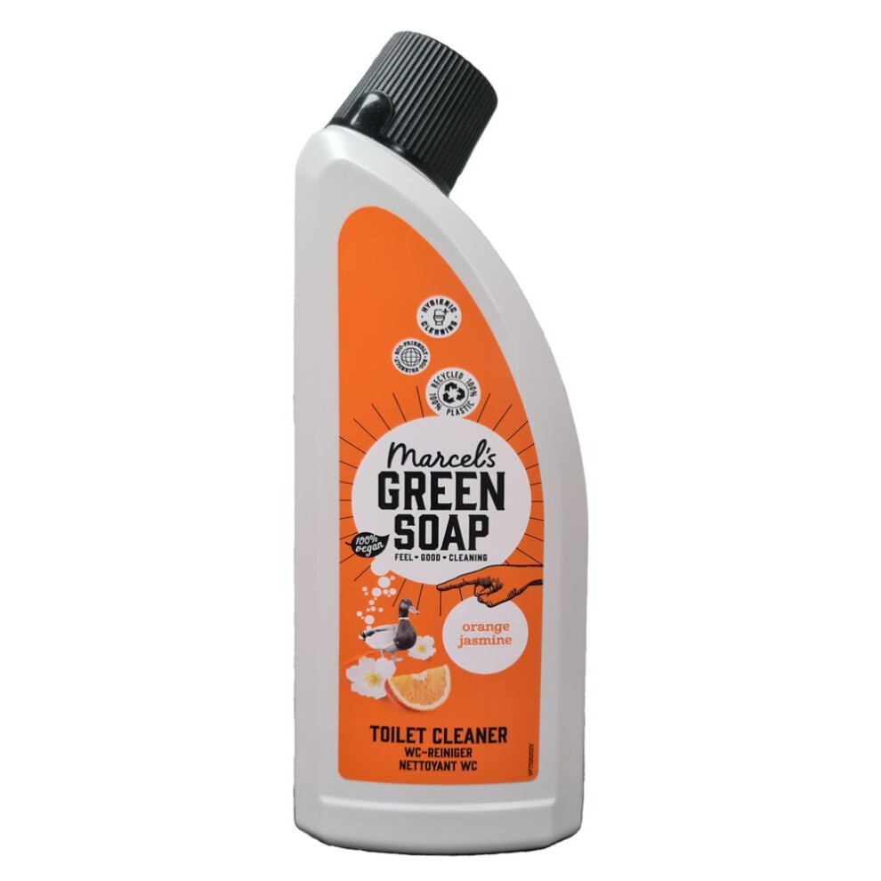 Marcel's Green Soap - Toilet Cleaner Orange & Jasmine - Vegan - 100% recycled plastic bottle - 750 ml - Image 3