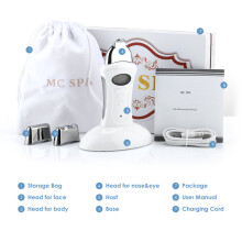 (WHITE)Galvanic Facial Machine Microcurrent Skin Rejuvenate Tightening Anti-Wrinkles Face Lifting Machine