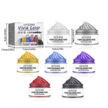 Cire colorante pour cheveux (rouge), cire colorante pour cheveux, cire colorante pour cheveux naturels, Cosplay-9192339819796