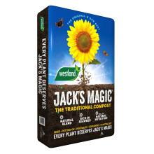 Westland Jack's Magic All Purpose Compost (Traditional Blend) 50 Litre – Natural Nutrition, Seaweed Enriched, West+2 Moisture Boost