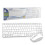 Esperanza EK122W keyboard RF Wireless QWERTY White 1