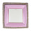 Entertaining with Caspari Grosgrain Square Dinner Plates (8 Pack)  Light Pink 5