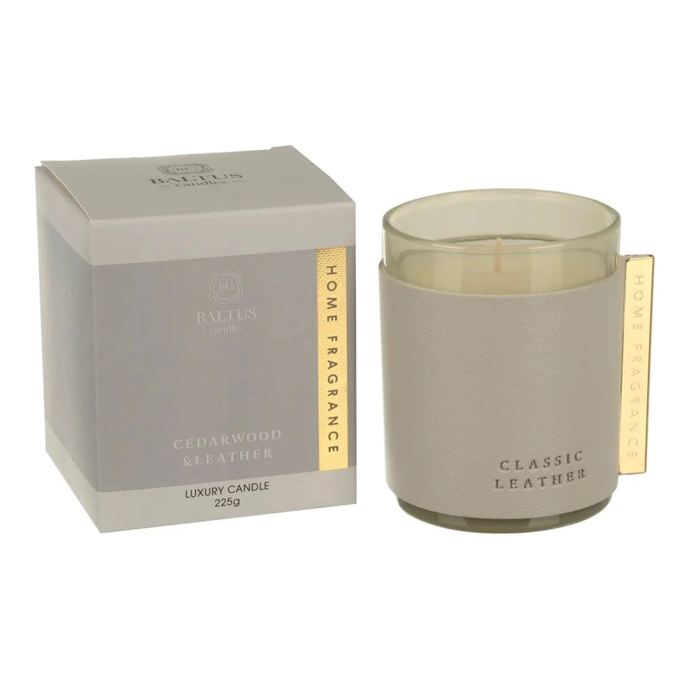 Baltus Classic Leather Series Candle - Cedarwood & Leather-image-OPC-PGPXGRQ-NEW