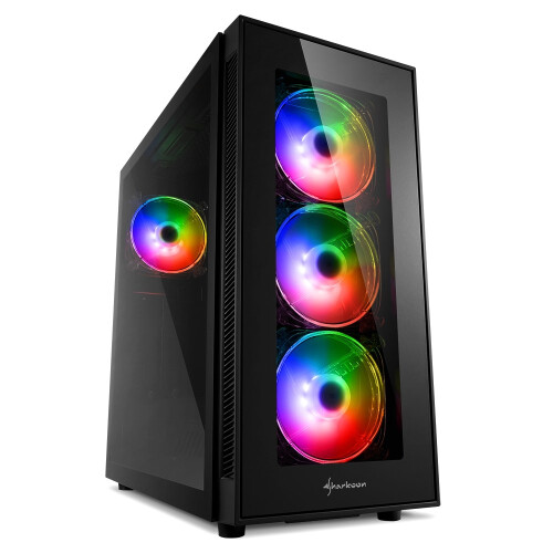 Case PC - SHARKOON - TG5 PRO RGB - Nero - Midi Tower - 3 ventole 120 mm