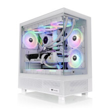 PC Behuizing - THERMALTAKE - View 270 TG ARGB Snow (Wit) - Mid Tower - E-ATX Formaat - Zonder voeding