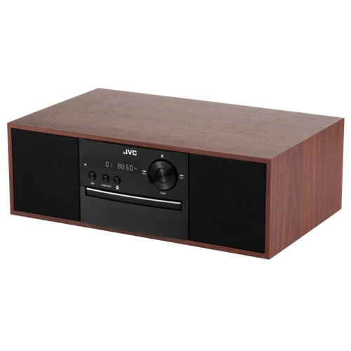 JVC Radio CD - JVC - RD-E761 - Puu - Bluetooth - Kauko-ohjain