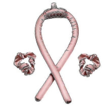 (PINK)Tik Tok Boucleurs de cheveux sans chaleur Vous pouvez dormir, bandeau de bouclage(noir)zh52zh52