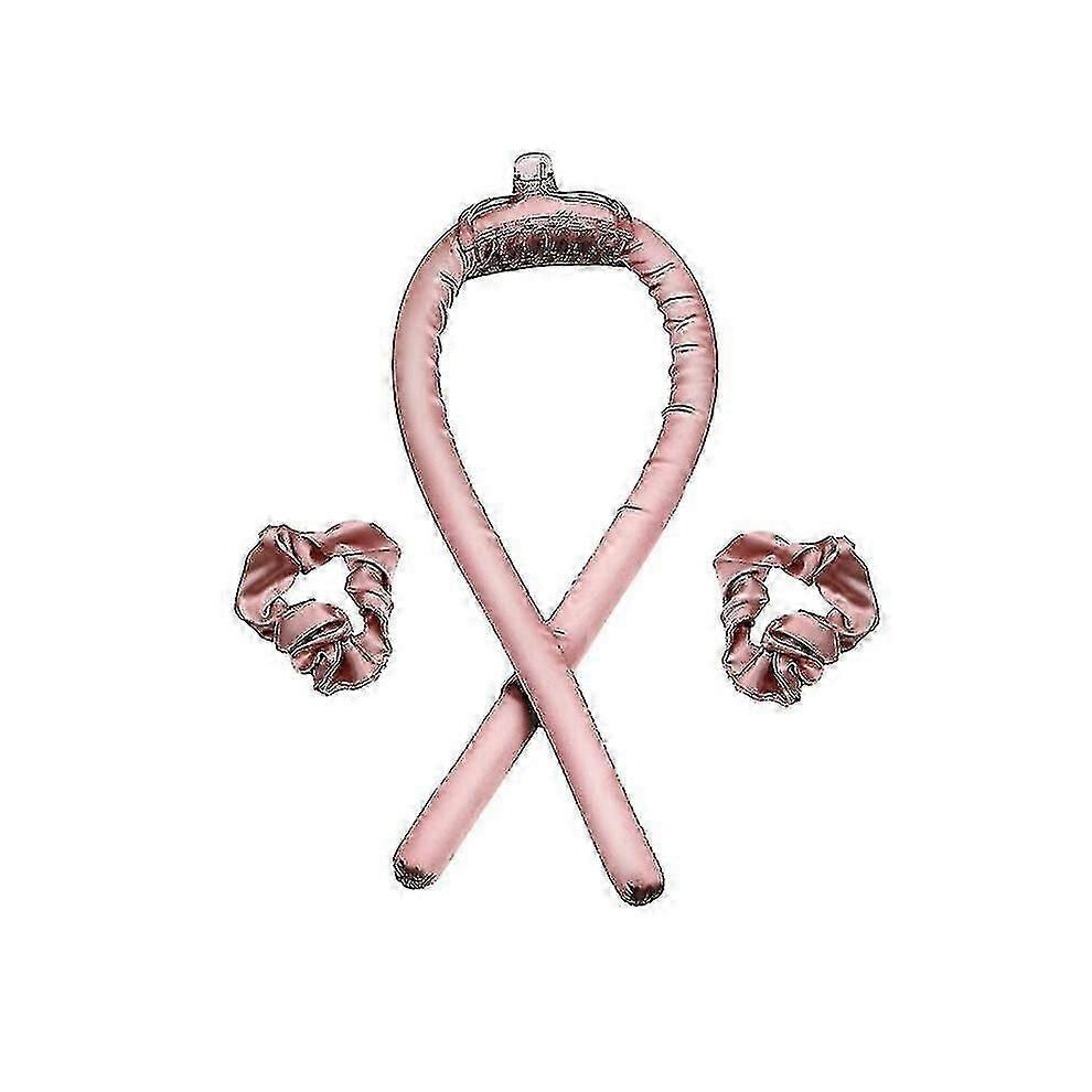 (PINK)Tik Tok Boucleurs de cheveux sans chaleur Vous pouvez dormir, bandeau de bouclage(noir)zh52zh52