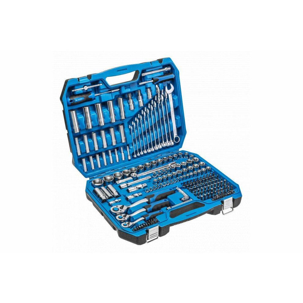 Tool Set 222 pcs with Socket Set and Ratchet with Screwdriver HT1R444, Hogert - Image 4