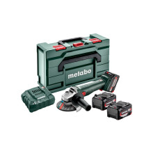 METABO VINKELSLIBER W 18 L 9-125 QUICK 3x4,0Ah