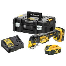 18V XR heiluri saha + 2 akku 5 Ah + laturi + kotelo + tarvikkeet - DEWALT - DCS356P2-QW
