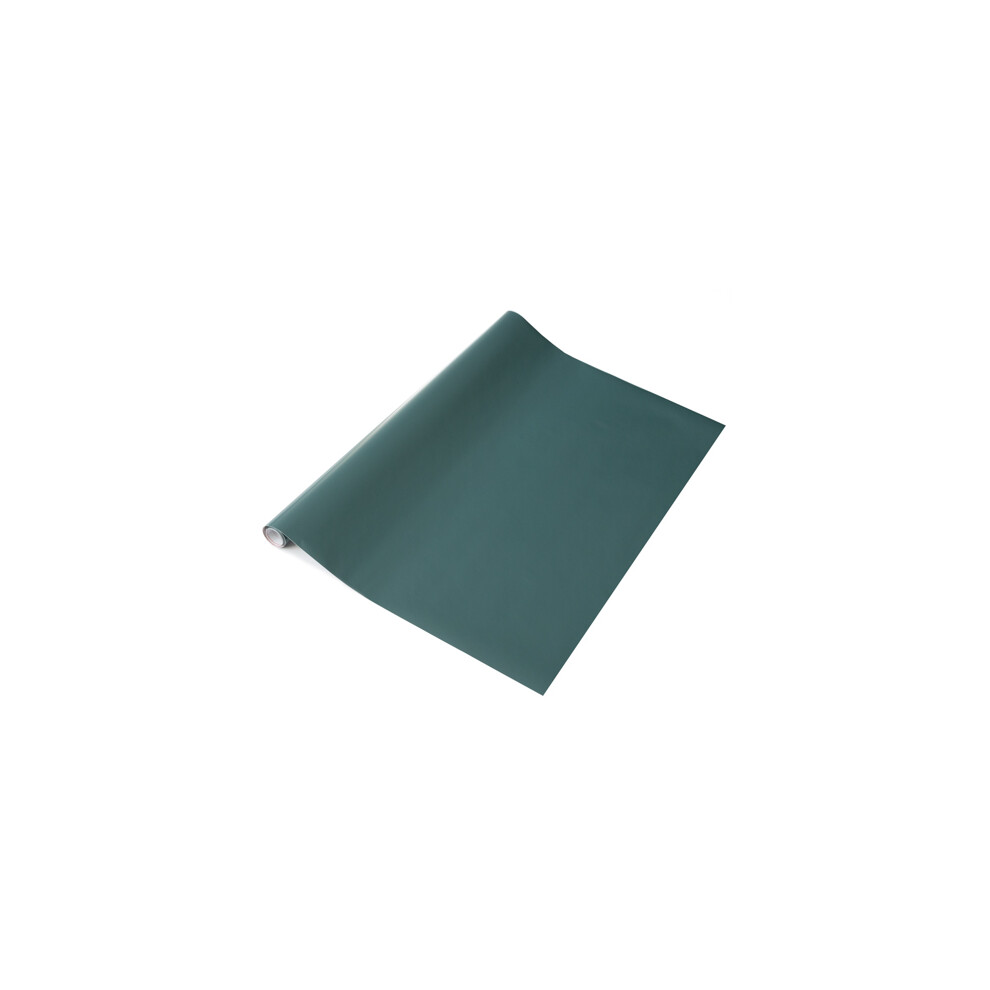 (10m) dc fix MATT MALLARD GREEN sticky back plastic vinyl wrap film (67.5cm wide)