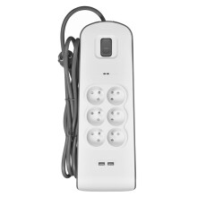 Regleta de protección contra sobretensiones Belkin 6 salidas BSV604ca2M
