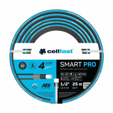 Manguera de jardín Cellfast SMART PRO ATS - 1-2" - 30 m - 4 capas - Tejido de punto flexible