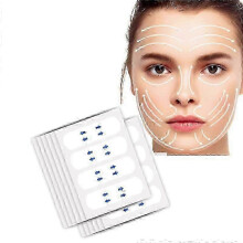 (40pcs)40/80/120PCS Ruban adhésif invisible pour lifting du visage Anti-rides Vieillissement Lifting instantané du visage