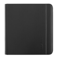 Étui SleepCover - Kobo - Libra Colour - Similicuir Vegan - Support 2 Voies - Noir