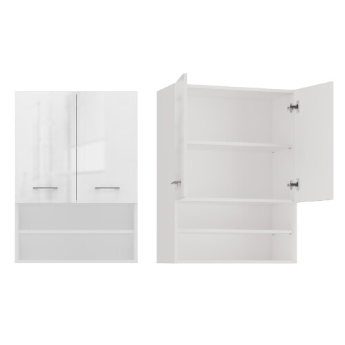 Pola MINI/DK WITTE GLANS wasmachinekast