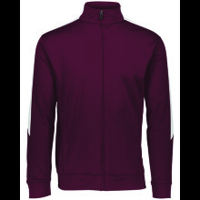 Augusta Sportswear standaard medaillewinnaarjas voor heren 2.0 kastanjebruin/wit X-groot