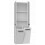 Topeshop NEL 2K DD BPOŁ bathroom storage cabinet White 1