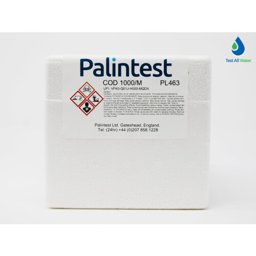 Palintest COD/1000/M 0 ? 1000 mg/L O2 Tubetests 1