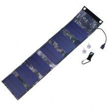Zonnepaneel 9W, USB 5V, 1.8A, ES-6