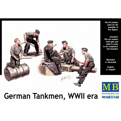 MAS35160 - Masterbox 1:35 - Duitse tankers WO II