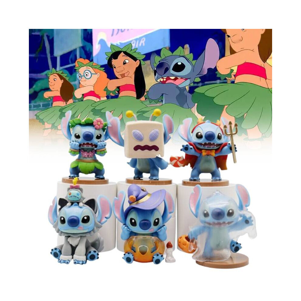 Figurine Stitch, modèle d'action, jouet, poupée, décoration de table, dessin animé, Halloween, cadeaux
