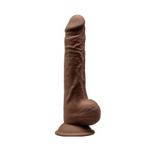 SILEXD - MODEL 1 REALISTISCHE PENIS PREMIUM SILEXPAN SILICONEN BRUIN 24 CM